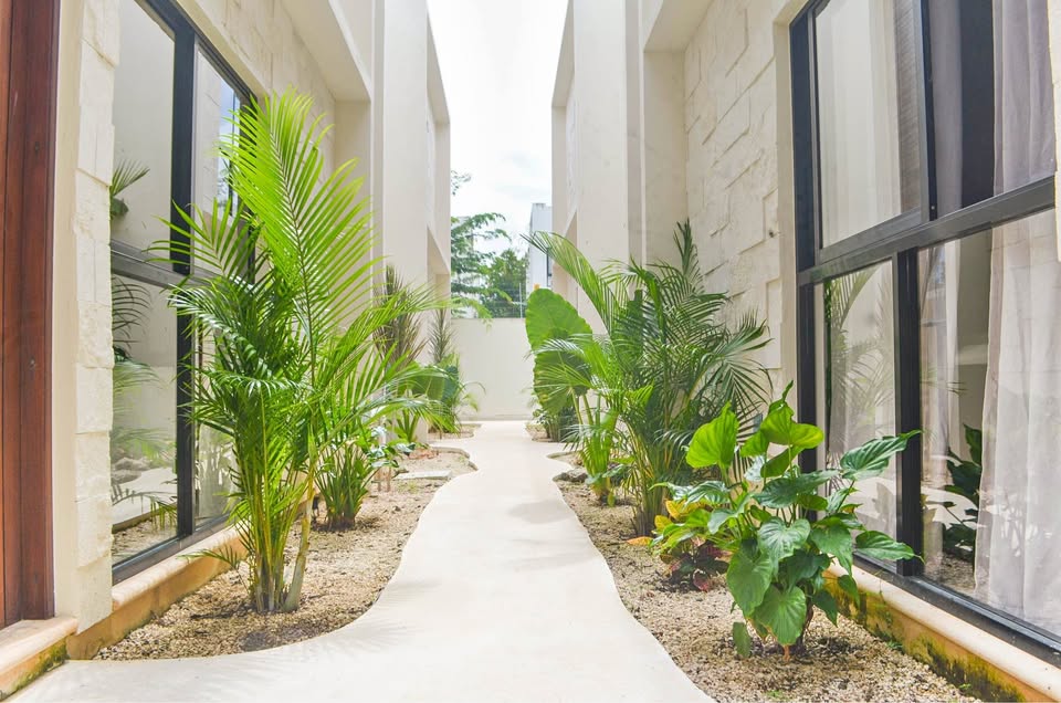 Townhouse 2 Recámaras en Renta — Condominio Ka Sakbe, Centro Tulum