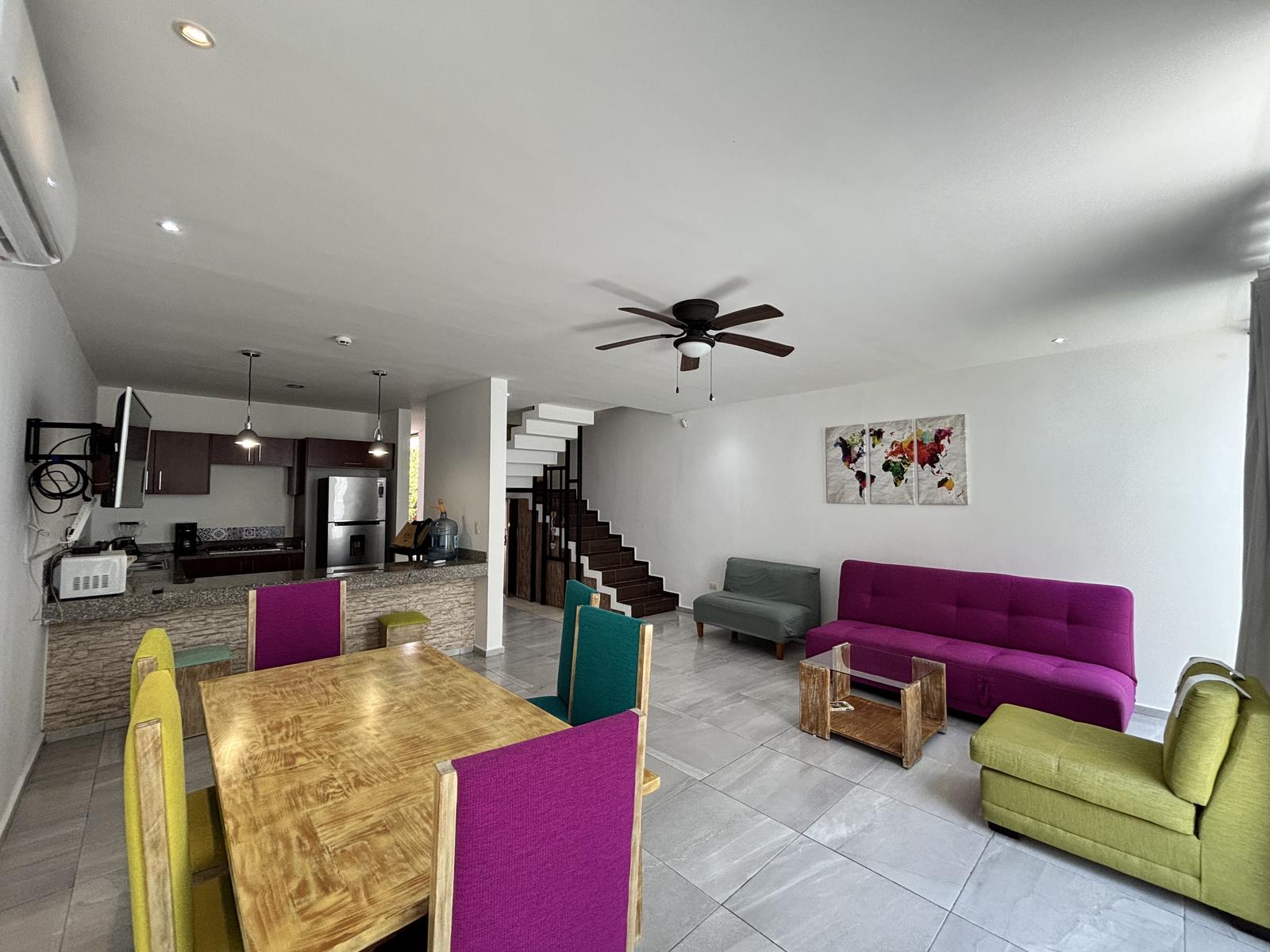 Casa Amueblada en Renta — El Cielo Residencial, Playa del Carmen